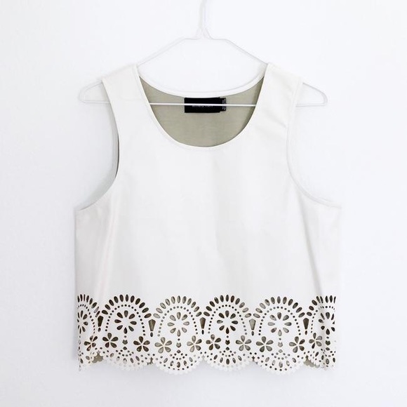 MINKPINK Tops - 🎈HP 2/8 & 26🎈 MINKPINK | Vegan Leather Crop Tank